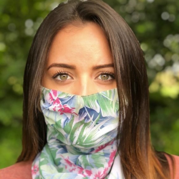 Tropical Mask & Scarf - Picture 1 of 3